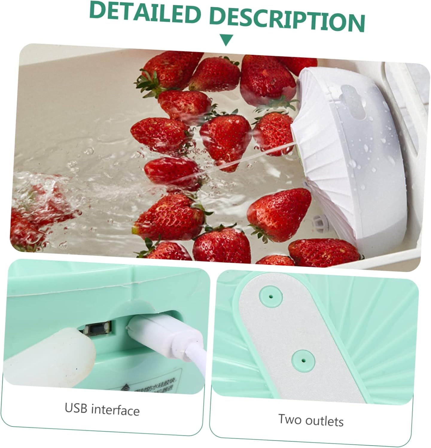 Portable Mini Dishwasher for Efficient Dish and Vegetable Cleaning Compact Usb-powered Design for Travel and Home Use Great for Family and Friends