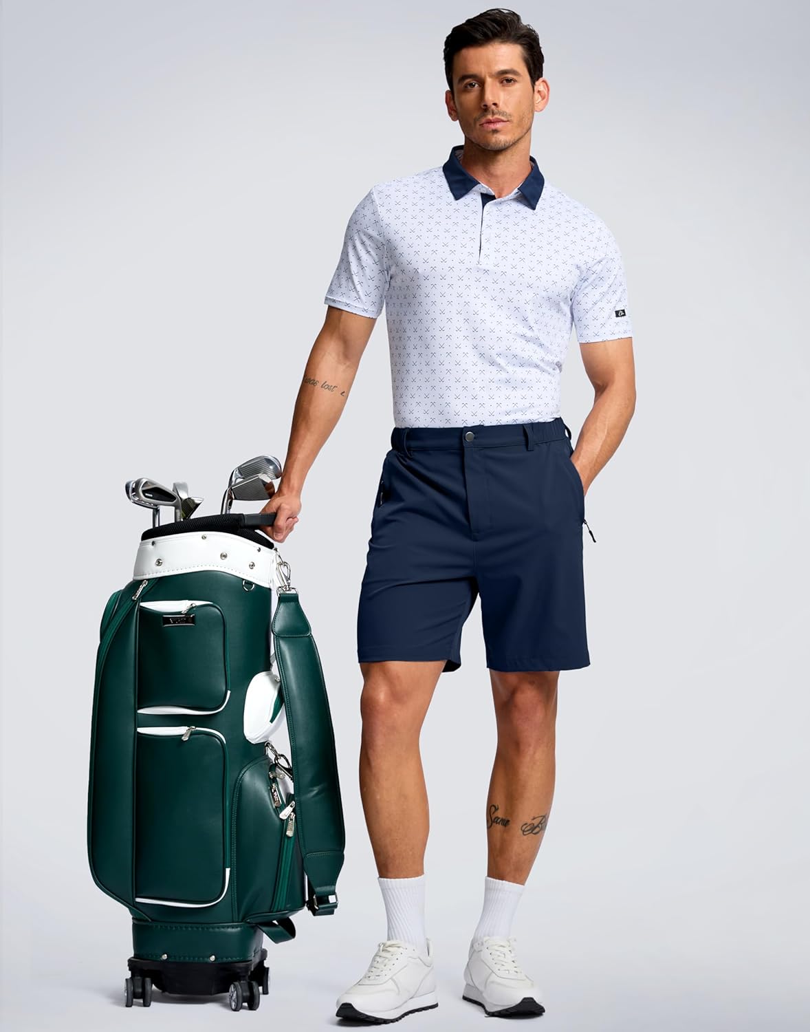 G Gradual Men's Shorts 7"/ 5"/ 9" Lightewight Casual Shorts for Men Hiking Golf Shorts with 3 Zipper Pockets - Image 6