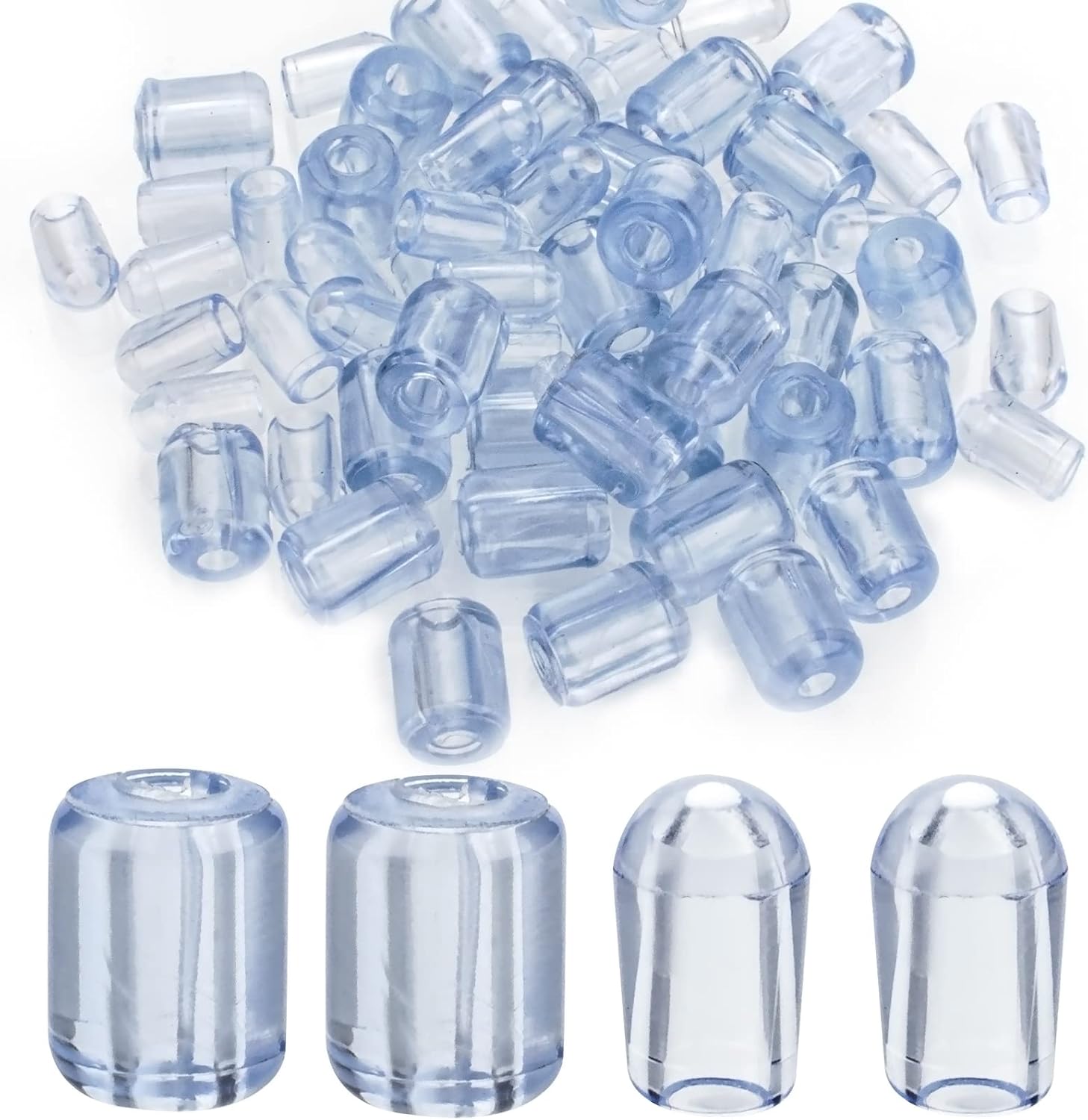 60 Pcs Rubber Feet for Sink Grid Kitchen Sink Rack Feet Rubber Bumpers