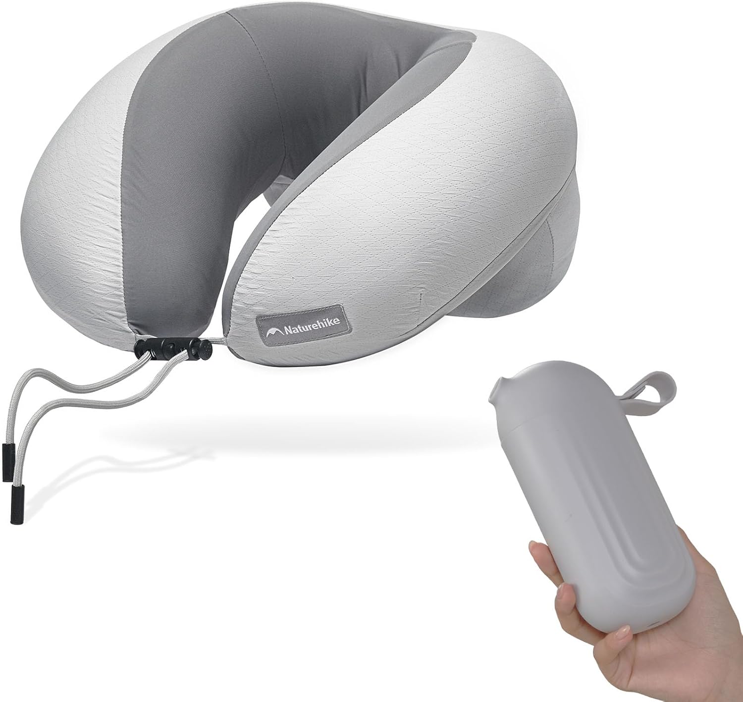 Almohada Inflable de Viaje con Espuma