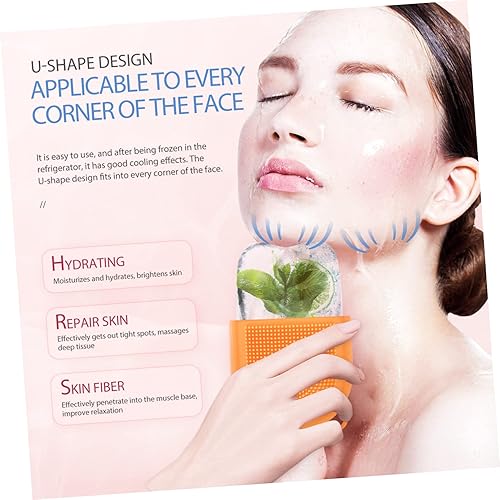 Miniatura 3 de 5pcs Belleza Cara Bandeja de Hielo Ojo Rodillo de Hielo Masaje Facial Globo de Hielo Cara Rodillo de Hielo Facial Rodillo de Hielo de Animales