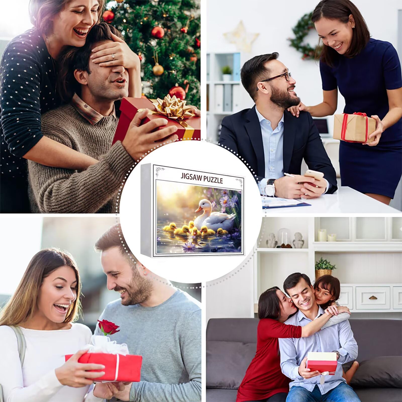 Puzzle 3000 sztuk kaczka puzzle dla dorosłych kwiaty 122 x 81 cm unikalne rzemiosło klasyczne 3D drewniana układanka do rodzinnych gier biznesowych, układanka zrób to sam do dekoracji ścian domu