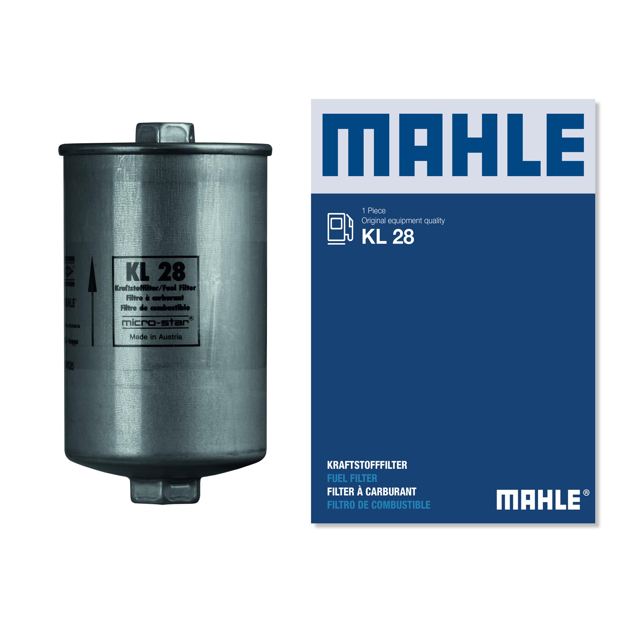 MAHLE / KNECHT Filtro Carburante KL 28 Filtro Aria LX 54