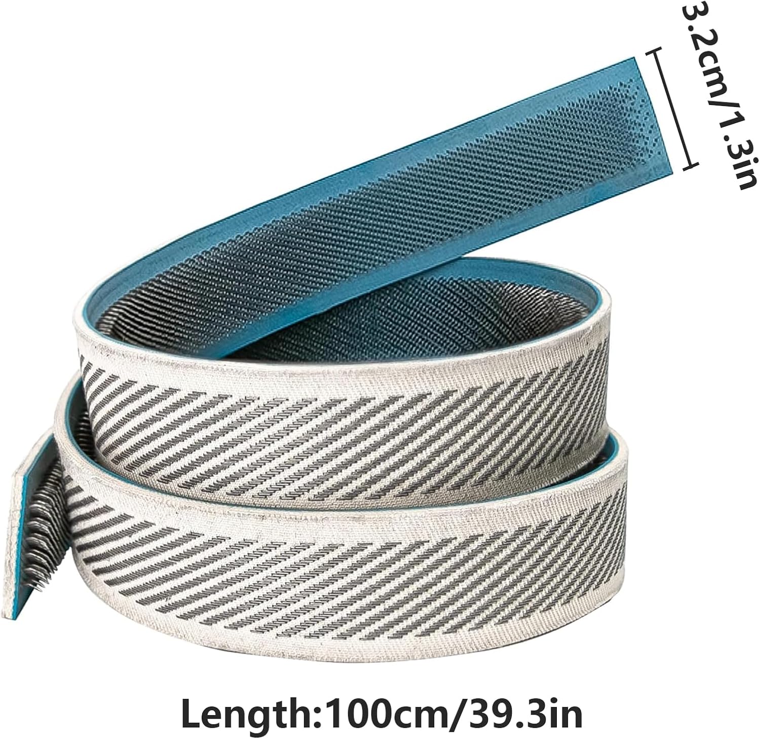 39.4in Rug Hooking Strip for Tufting Frame, Cuttable Gripper Strip for Hooking with Punch Needle, Strips Rug Hooking Supplies for Carpet Fabrics, Crossing Stitch Projects