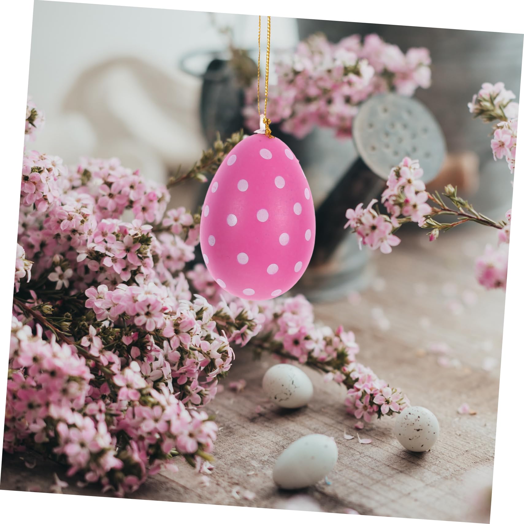 Cabilock 4 Sätze Ostereier Plastikenten Easter 0stergeschenke Frühlingsdekoration Egg Maging Exquisite Osterdekorationen Zum Aufhängen Ostern Hängende Dekore Ei-Ornamente Stück * 4