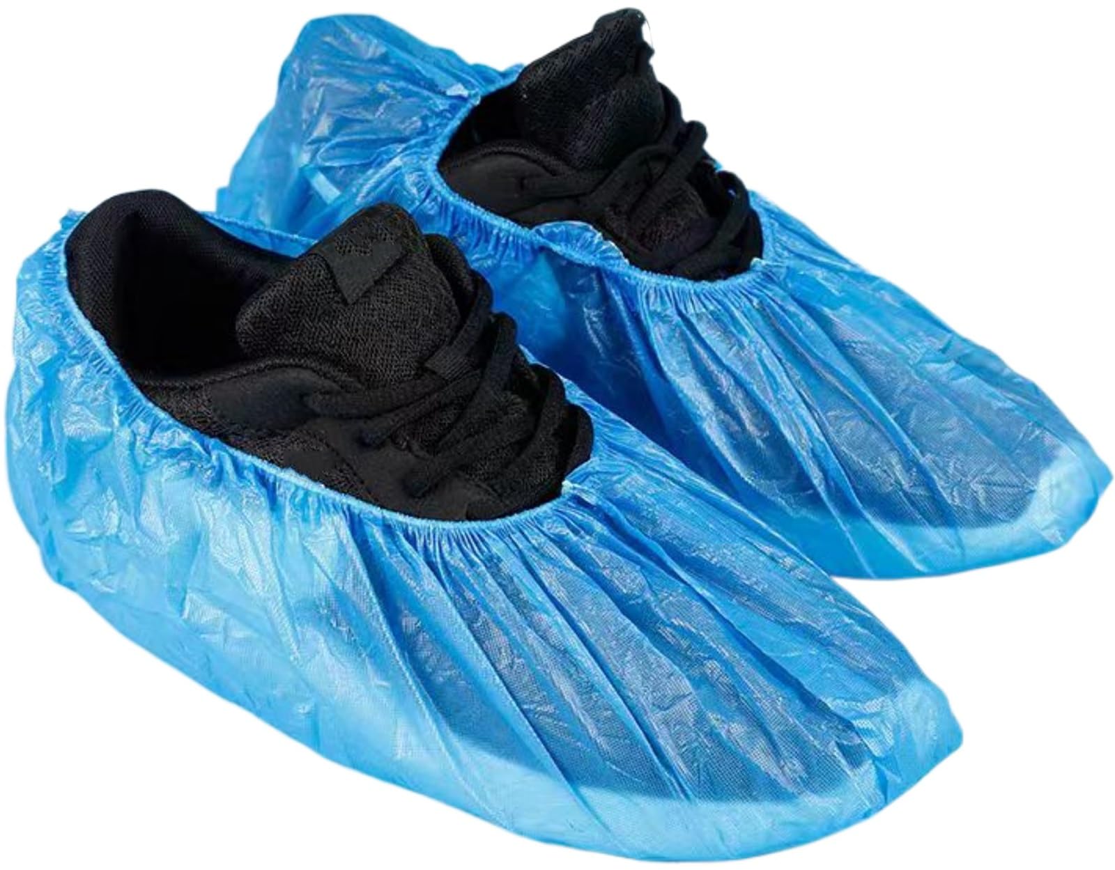 200 Pack Shoe Covers Disposable Non Slip, Premium Waterproof and Recyclable Shoe Booties Covers for Indoors, Fits Up To 11 US Men and 13 US Women Size