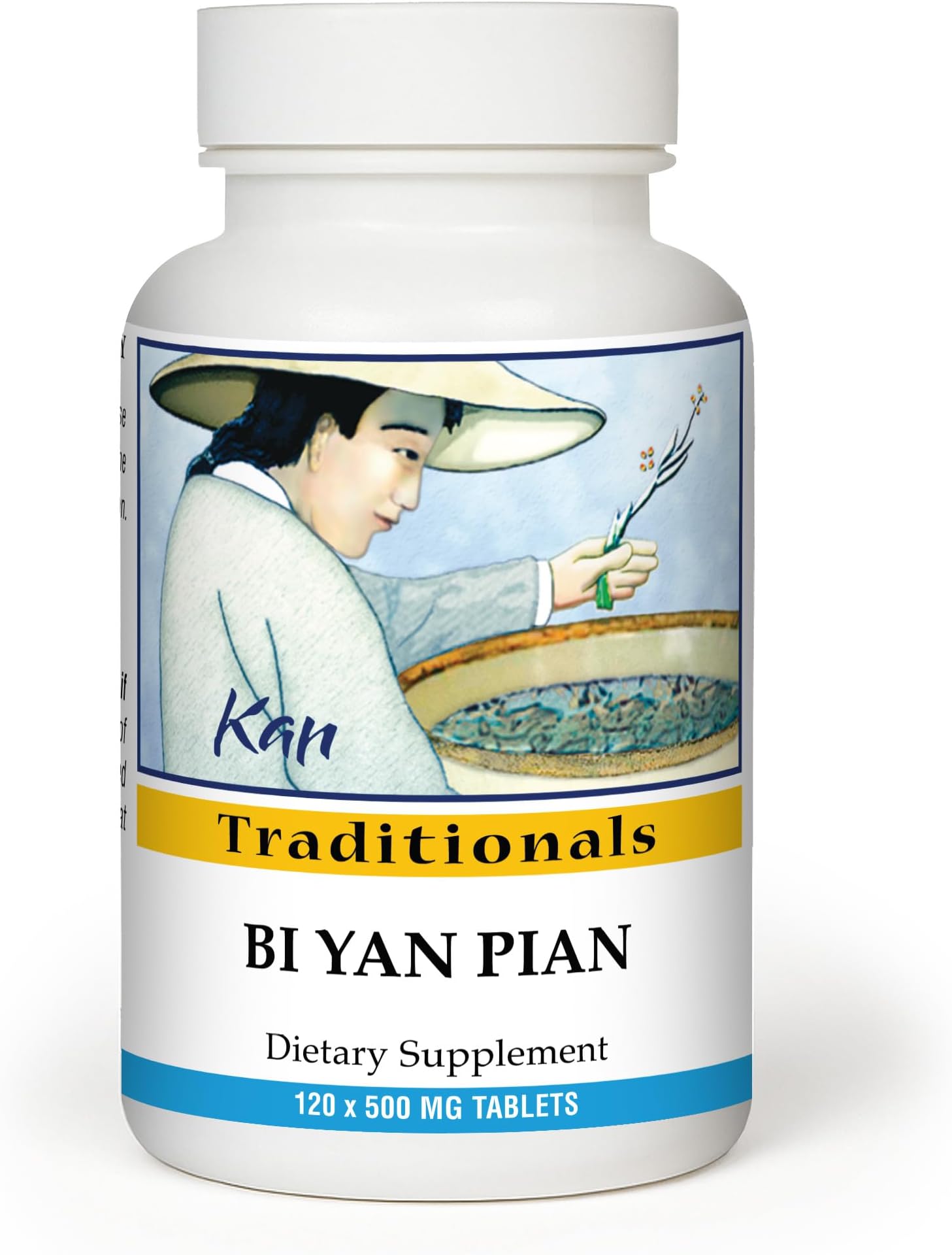 Kan Herb Company Bi Yan Pian โ Traditional Chinese Herbal Formula for Sinus Health, Supports Clear Nasal Passages, Eases Seasonal Discomfort, Herbal Supplement, 120 Tablets