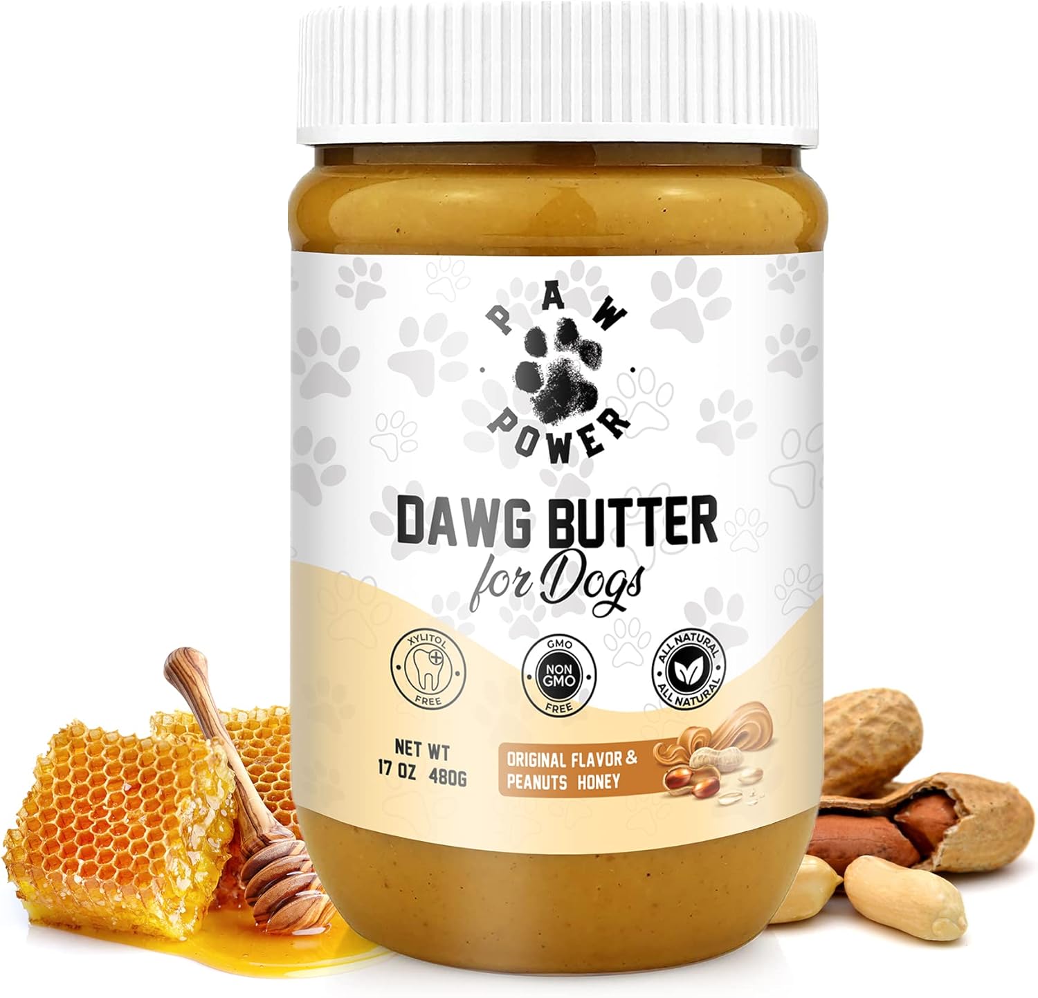 PAW Power Dawg Butter, All Natural Peanut Butter Dog