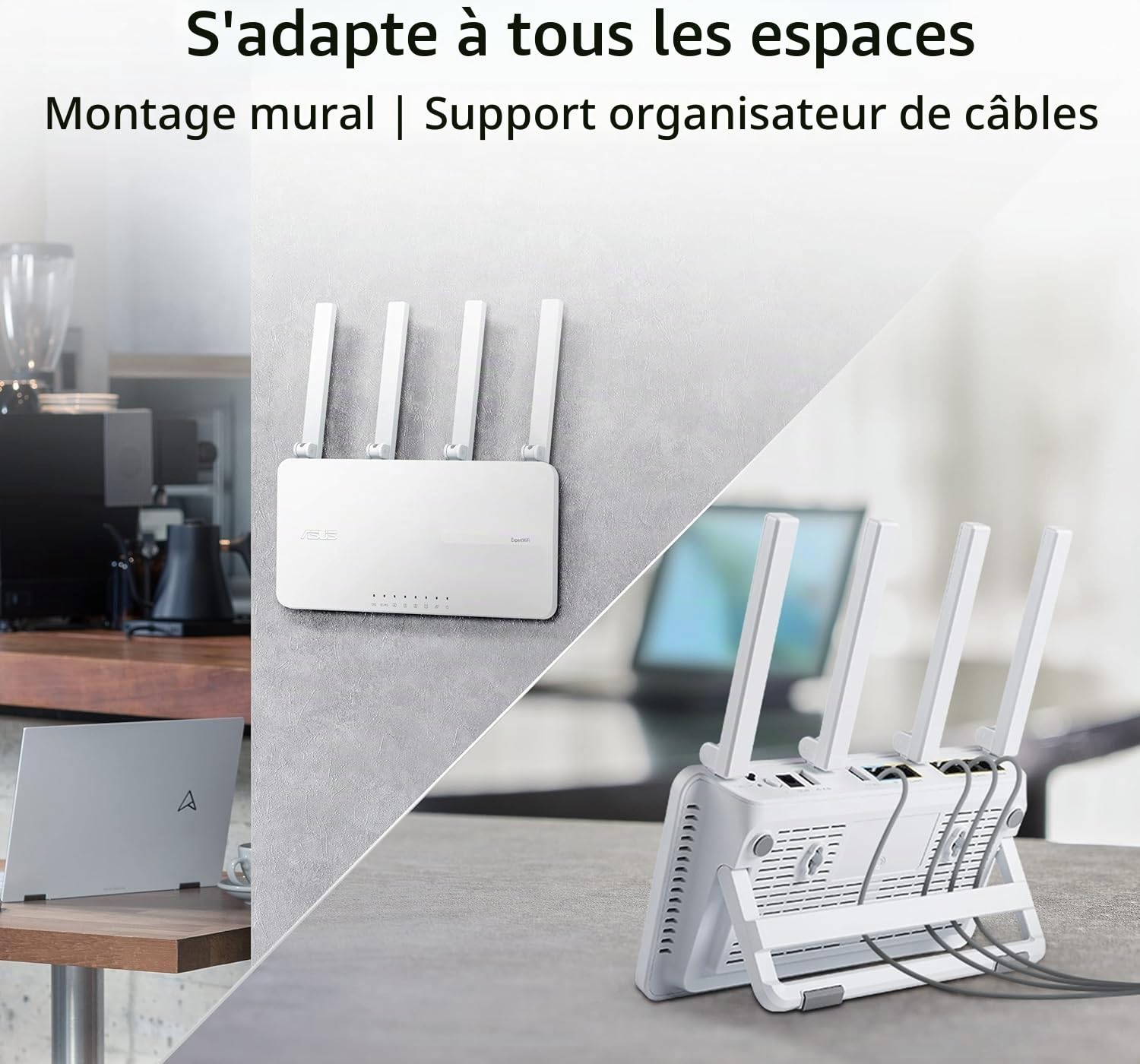 Asus Expertwifi Ebr63 - Wireless Router 4-PorT-Switch - 1gbe - WI-Fi 6 - DuaL-Band (90ig0870-Mo3c00)
