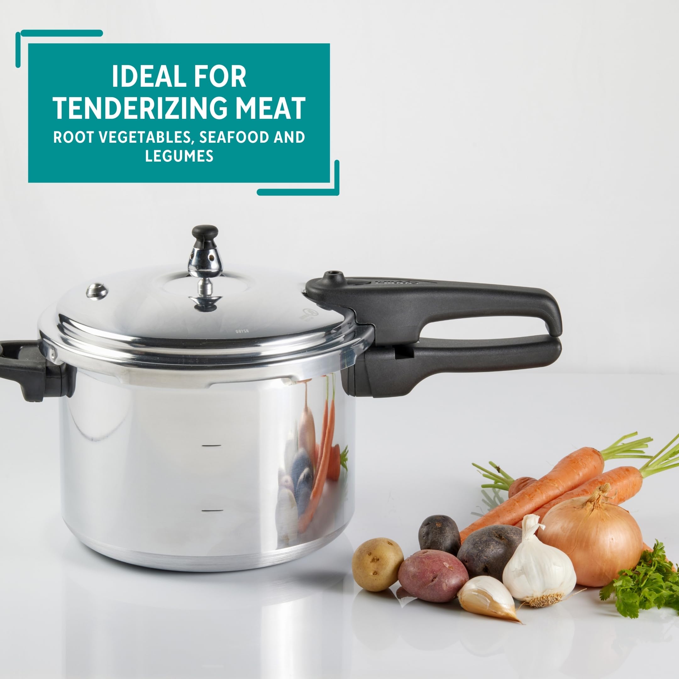 Mirro 6-Quart Pressure Cooker - Aluminum -8