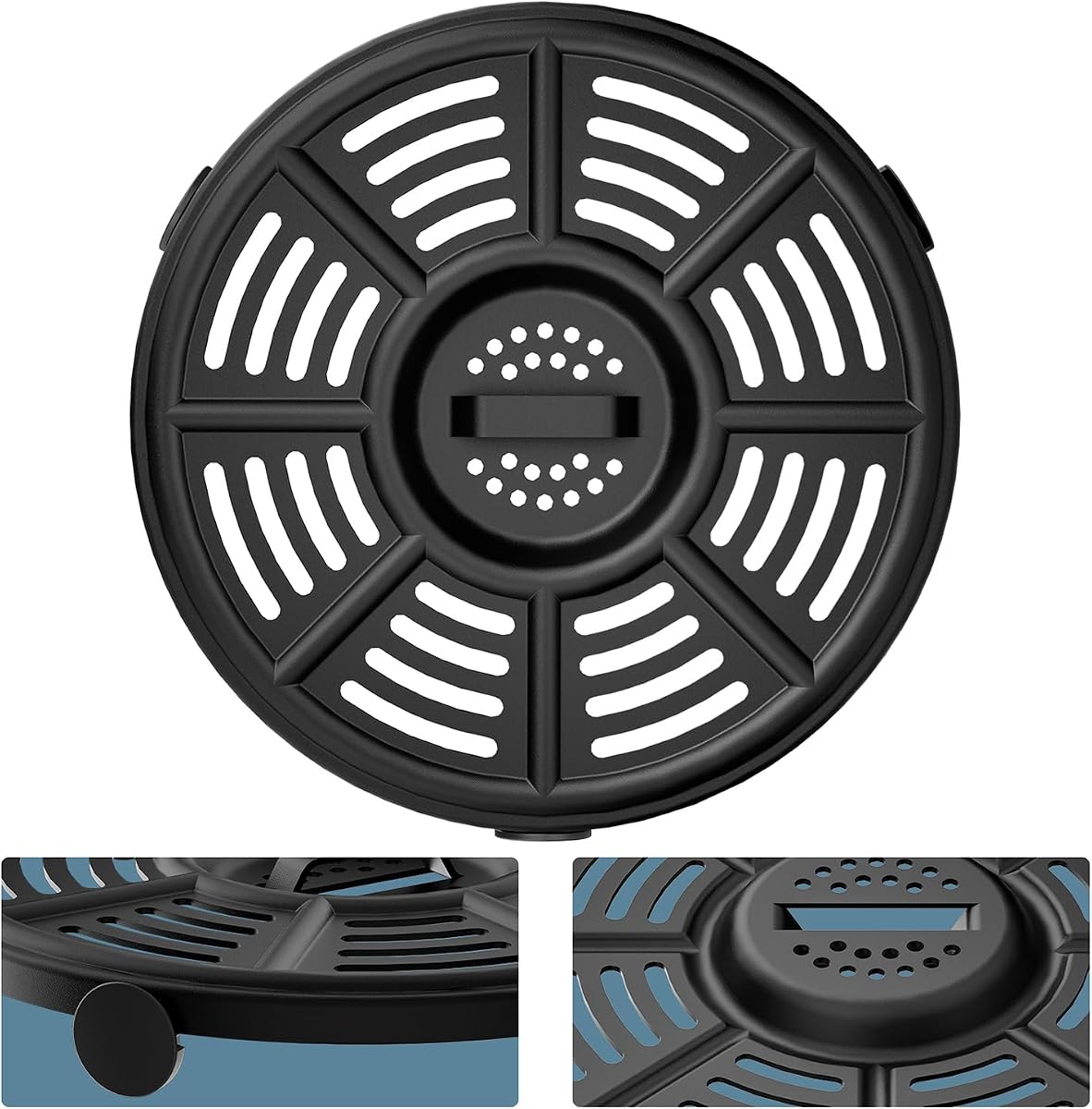 Replacement Air Fryer Tray for Ninja AF101, Air Fryer Accessories for Ninja AF101, AF150 and AF161,Grill Pan for Ninja FD401 Foodi OP300 to OP500 Crisper Plate Replacement