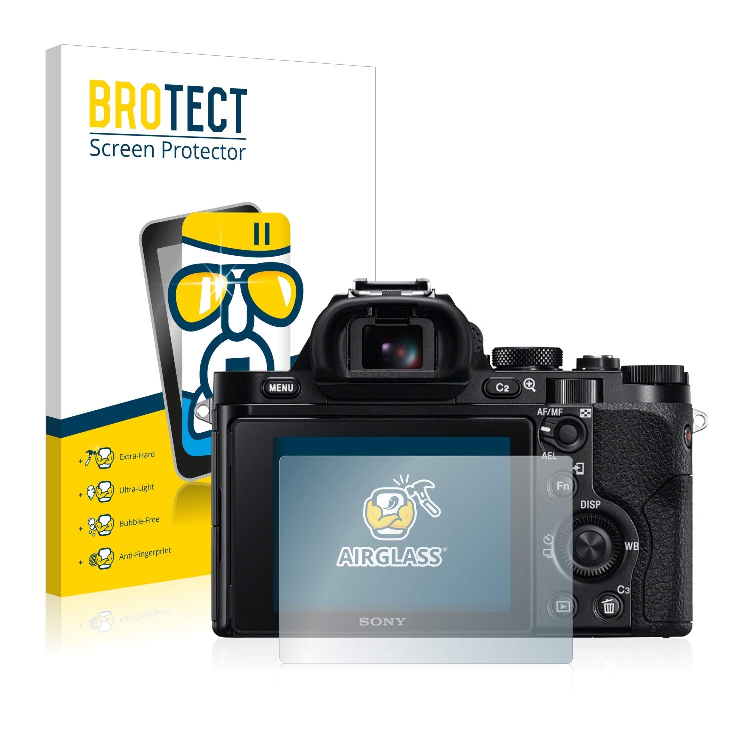 BROTECT Glass Screen Protector for Sony Alpha 7 V (ILCE-7M5) Screen