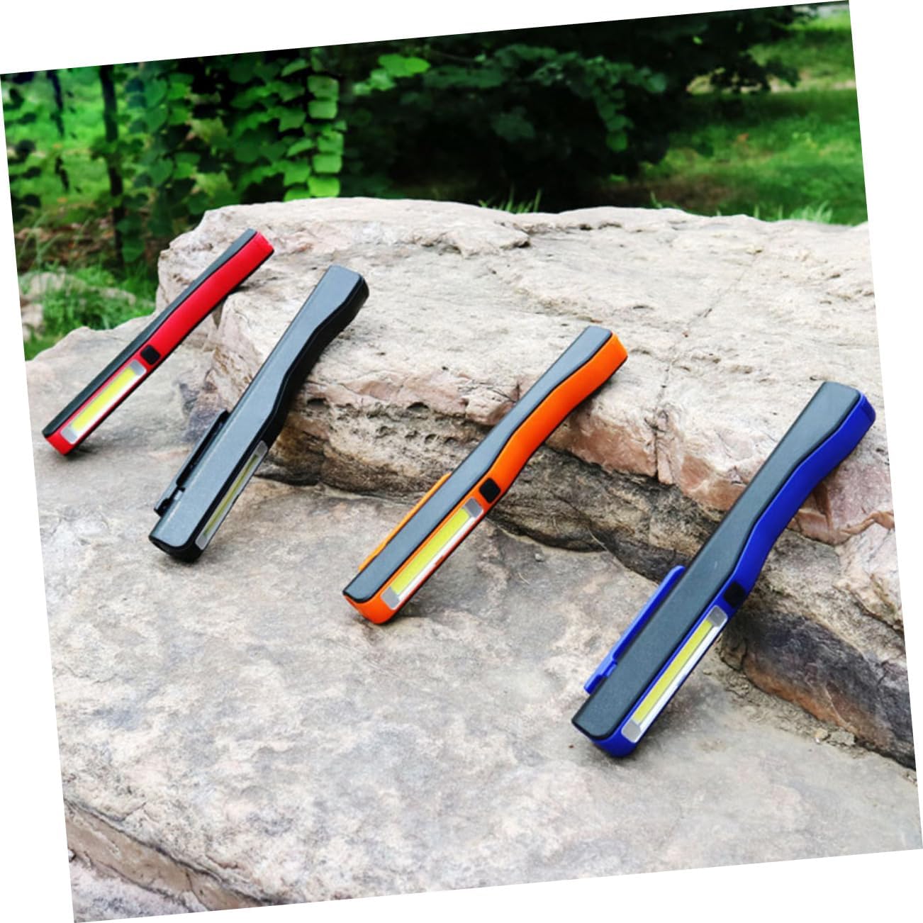 Uonlytech Rechargeable Pen Light Magnetic Strip Easy to Carry Ideal for Camping Household Auto Repair