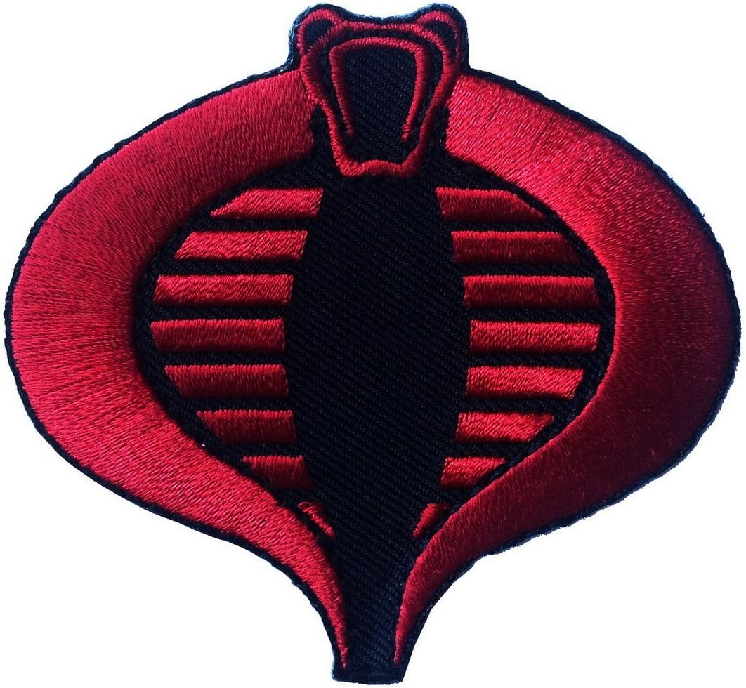 G.I. JOE Cobra Red Black Logo Embroidered Hat Ball cap Patch