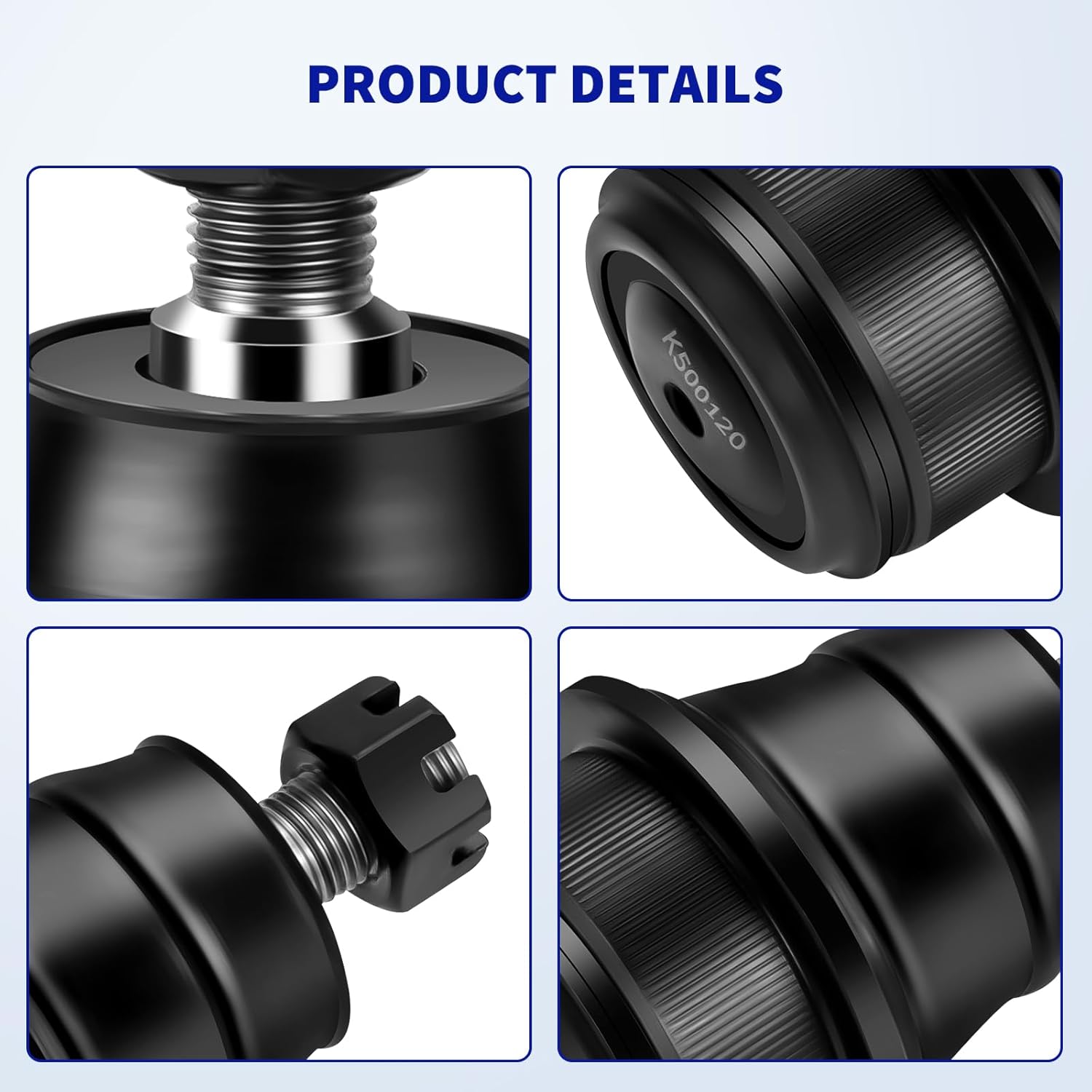 LCWRGS Front Lower Ball Joints for 2007-2010 Chrysler Sebring, 2011-2014 Chrysler 200, 2008-2014 Dodge Avenger, 2009-2015 Dodge Journey, K500120-2pcs
