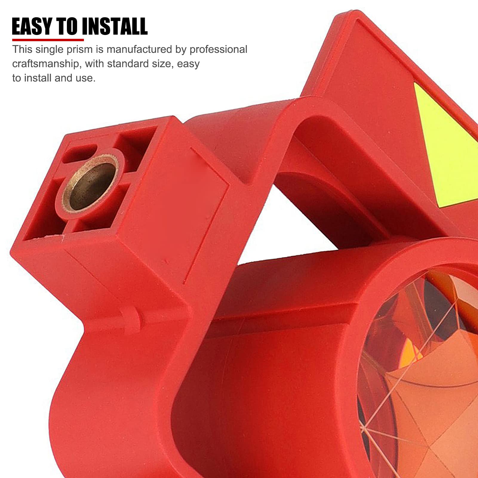 Reemplazo de prisma único EVTSCAN GPR111, con Soporte para estación total Leica, con vidrio óptico K9 y compensación constante de 0 mm, para vigilancia geodésica, construcción, ingeniería civil