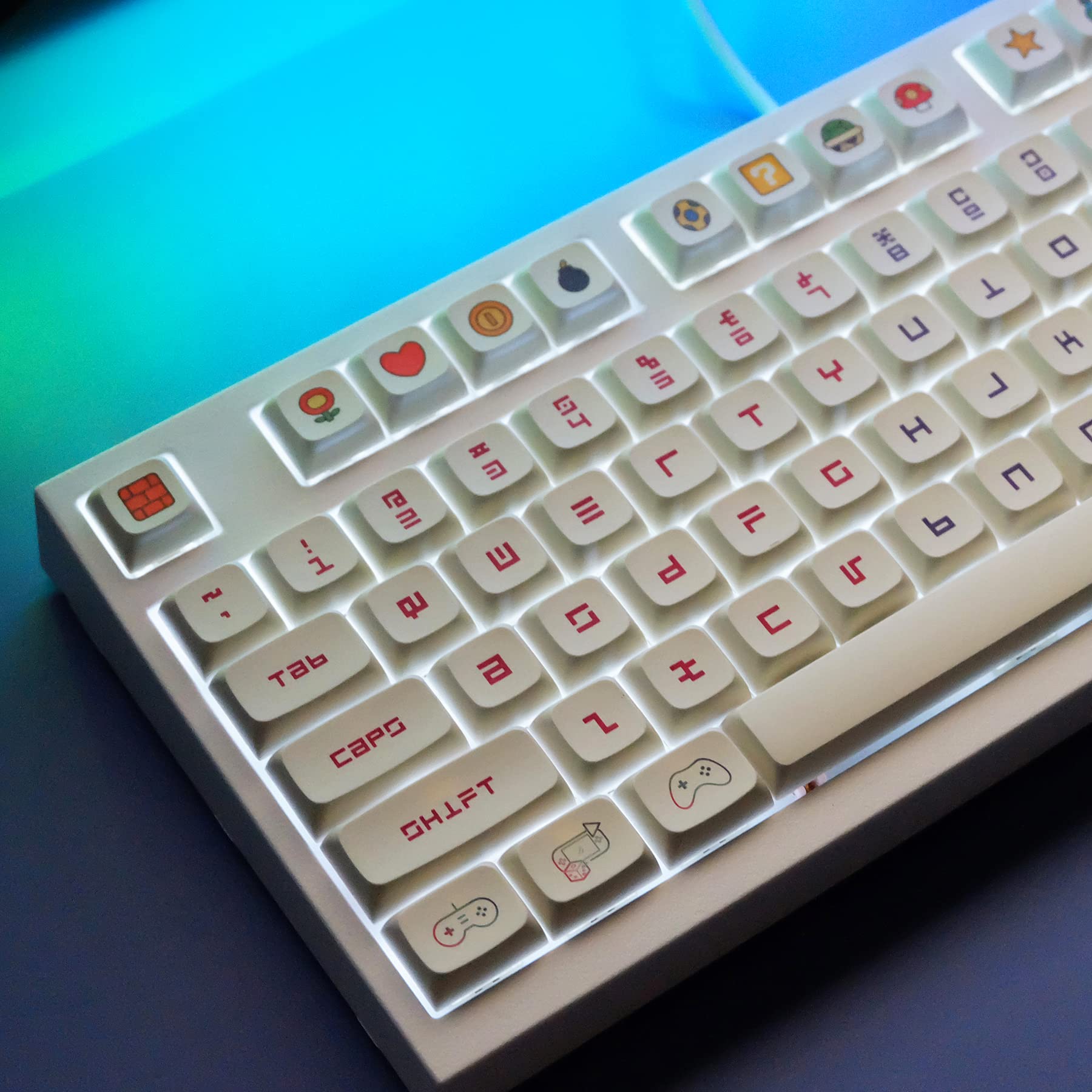 Buy UniCusMech DSA Profile PBT 162 Keys Full Kit Keycaps Set Dye Sublimation ANSI Layout Keycaps