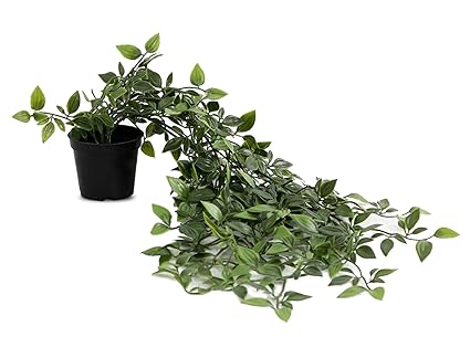 Kuber Industries Artificial Plant with Pot|Fake Plant Pots for Home D cor|Indoor Plant for Table, Balcony, Living Room (Green)