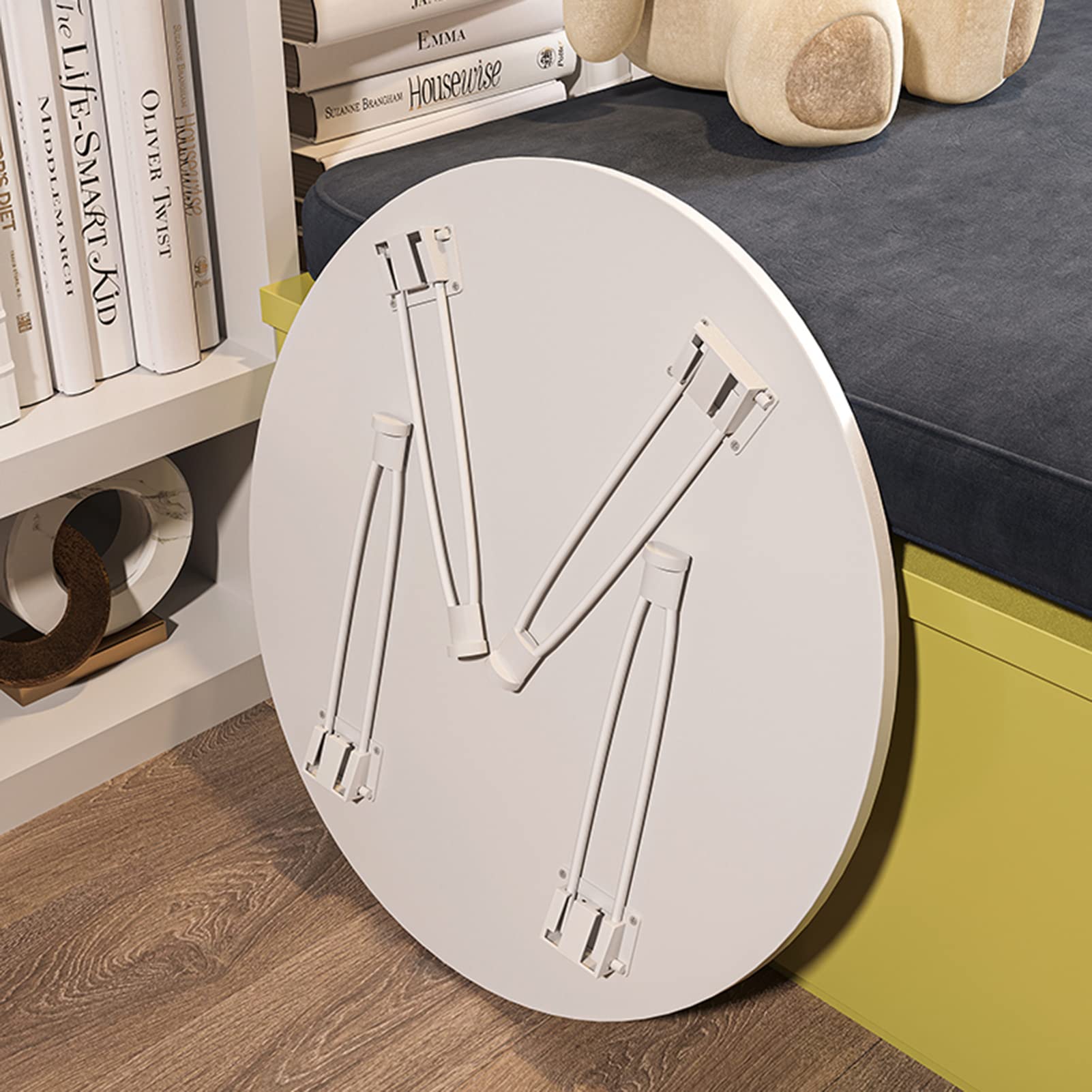 Przenośne biurko na łóżko na laptopa, składane biurko do łóżka, lekki stojak na notebooka, rysowanie na kolanach, pisanie, modna praca, B, wys. 30 cm