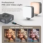 SmallRig Universal Phone Video Rig Kit for iPhone, Smartphone and Cameras, Phone Stabilizer Rig w/Tripod Microphone LED Light Side Handle Power Bank Holderm, for Vlogging & Live Streaming - 3384B