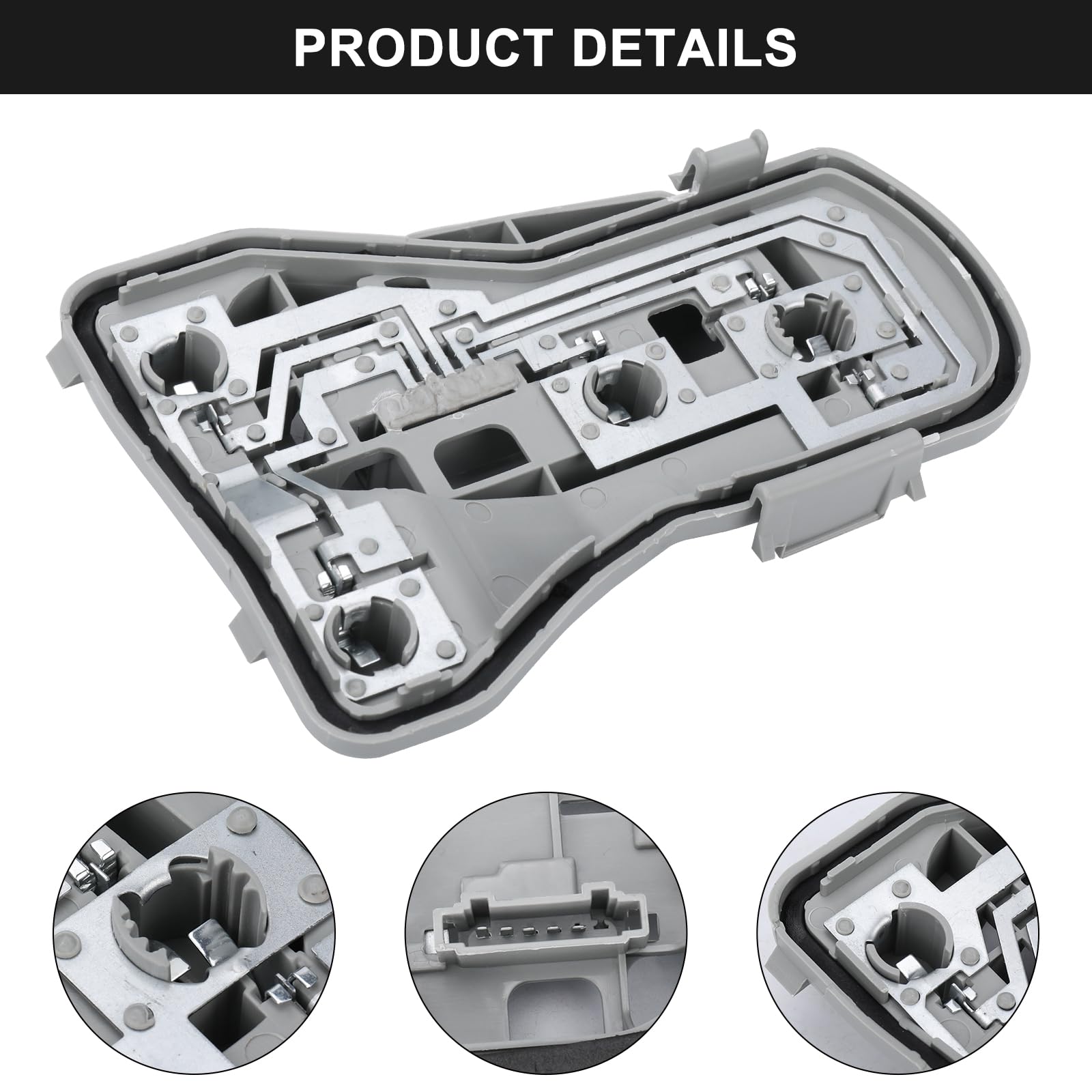 Soporte para Bombilla Trasera para VW Polo 4 (9N3) 2006-2010 | OEM 6QD945257A 6QD945258A, con Kit de Enchufe de Repuesto