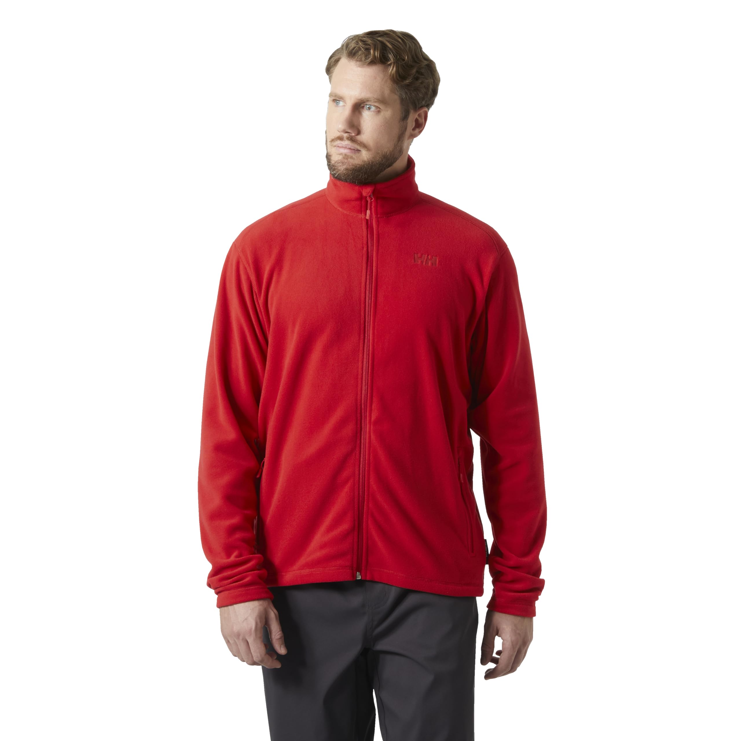 Helly Hansen Mens Daybreaker Fleece Jacket, Red, 2XL