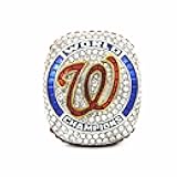 WSH 2019 Nationals World Champions Replica ring with Deluxe Black Walnut wooden box Championship Gifts