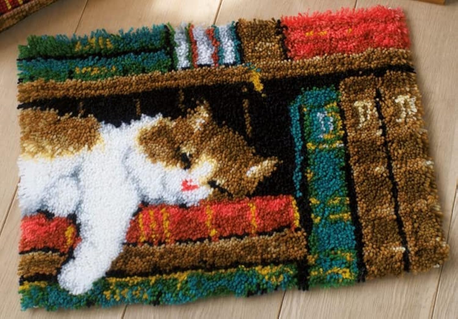 Fabric Rug Kit Amazon.com: TEZKIM Latch Hook Kit for Adults & Kids, Printed Canvas ...