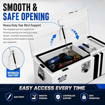 Autojack Van Storage Safe Van Vault Heavy Duty Steel Site Tool Chest 355mm