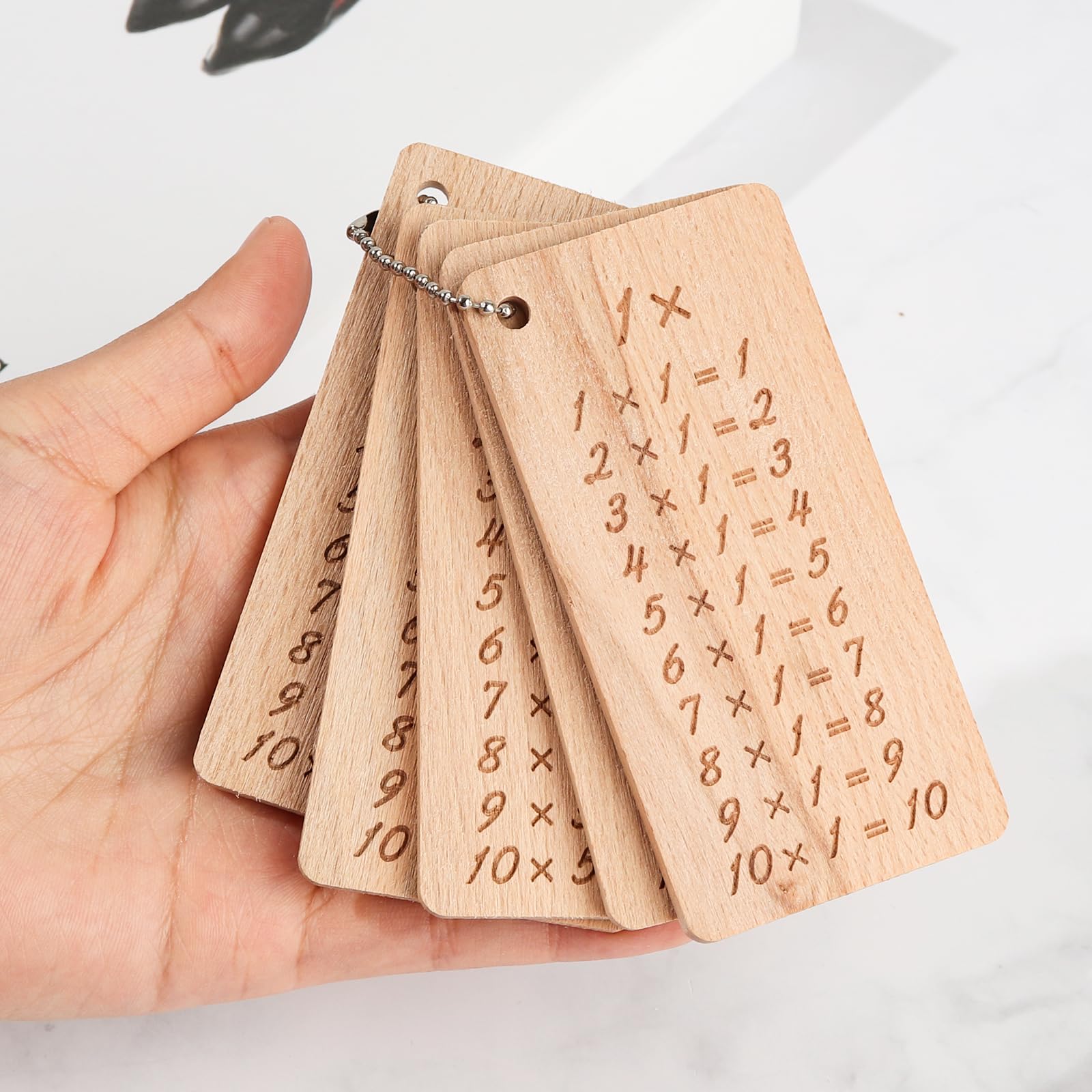 Tavola delle Moltiplicazioni in Legno 1x1 per Bambini