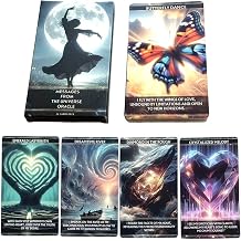 Tarot Cards 36-Sheet Portable Deck, Divination Tools | Beginner Tarot Set with Meanings, Home Travel Party Friends Adults Teens Family Night Gathering Meditation Guidance, Fortune Telling Practice,