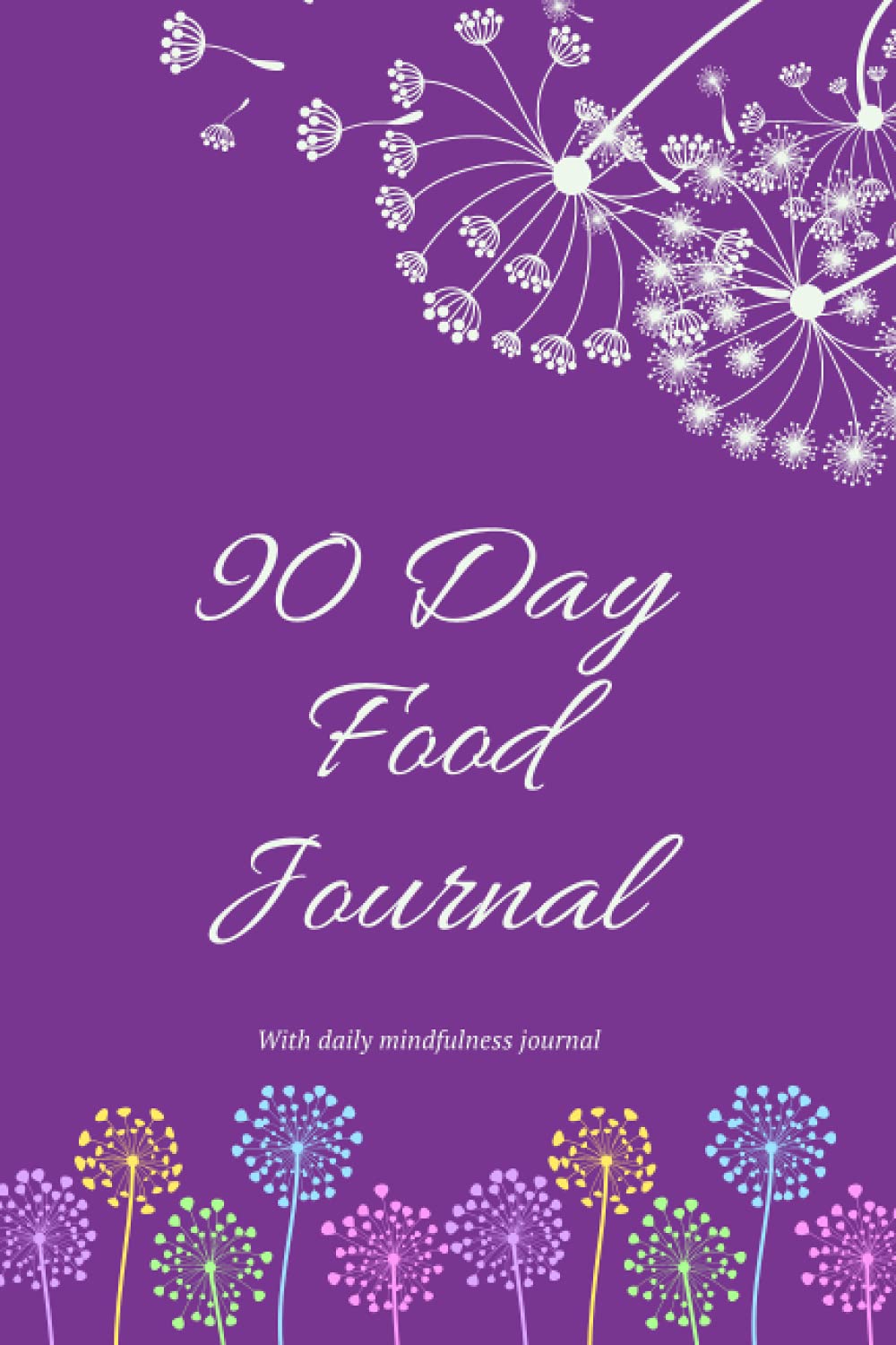 90 Day Food Journal: With Daily Mindfulness Journal