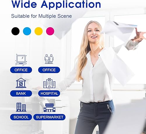 Miniatura 7 de LC401XL - Cartuchos de tinta para impresora Brother LC401 LC401XL, funcionan con cartuchos de tinta Brother MFCJ1010DW MFC-J1010DW MFC-J1170DW