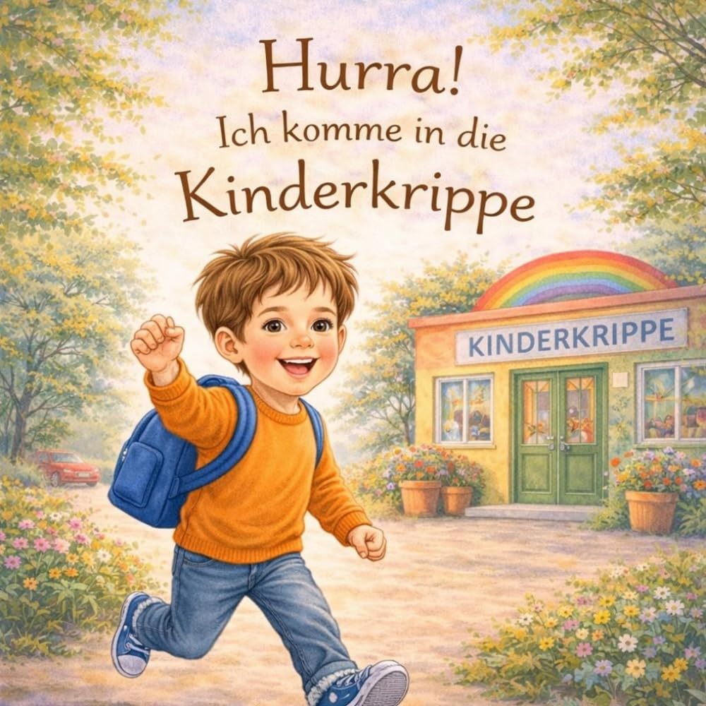 Hurra! Ich komme in die Kinderkrippe
