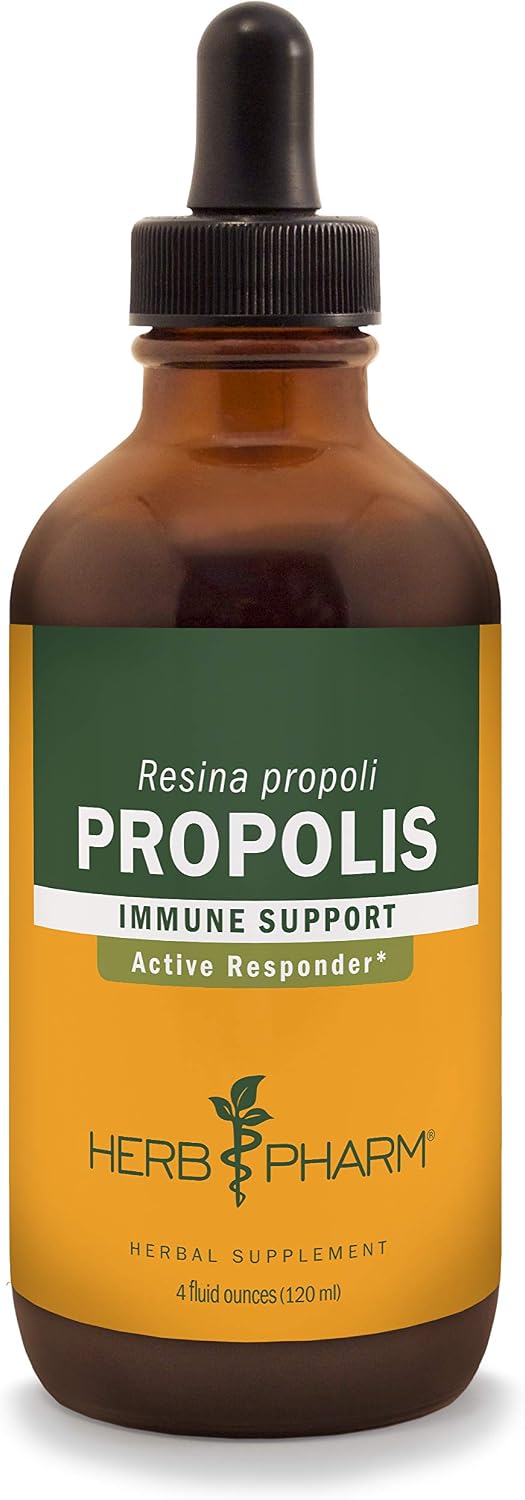 Herb Pharm Propolis Liquid Extract for Immune System Support - 4 Ounce