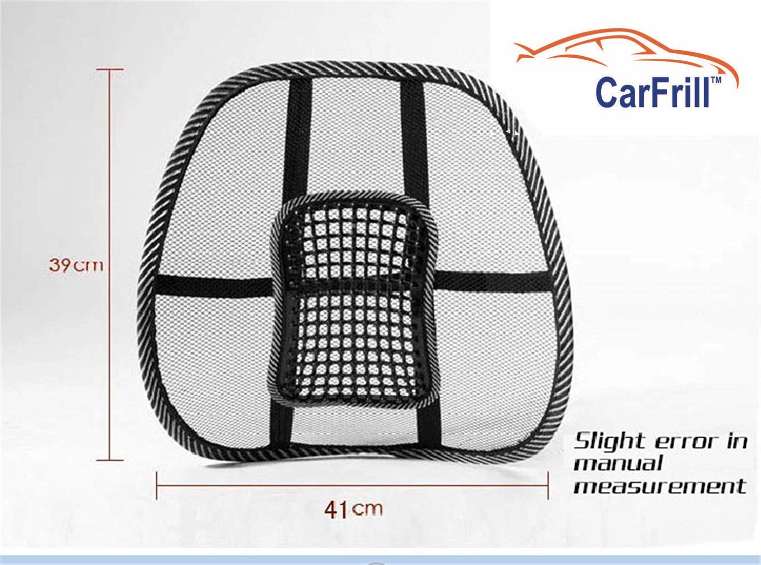Carfil Car seat chair Kushn Lumbar Back Support for Car Office Office Office Office Massage Mesh ventilate Dard Relief Cushion Pad Carfil Car seat chair Kushn Lumbar Back Support for Car Office Office Office Office Massage Mesh ventilate Dard Relief Cushion Pad