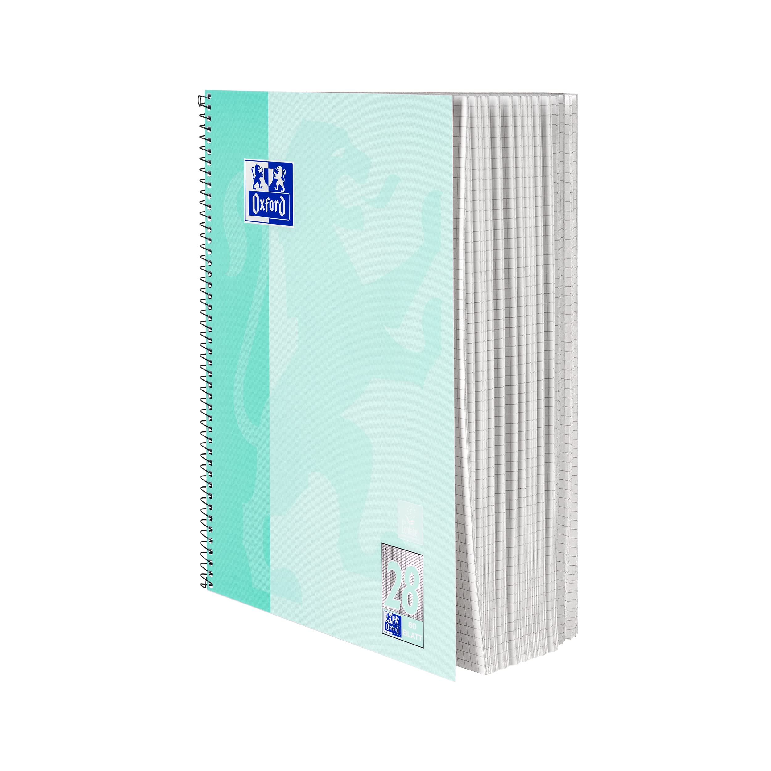 Quaderno Oxford A4+ A Quadretti 5x5 – 160 Fogli Microperforati Con 8 Divisori Colorati