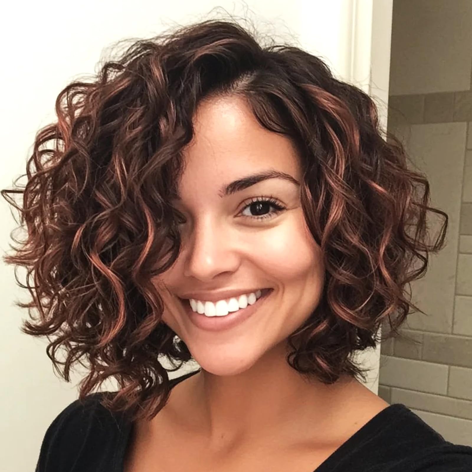 126 Strands Ocean Wave Crochet Hair 9 Inch 7 Packs Deep Wave Short Water Wave Wavy Crochet Hair Curly Braiding Hair Crochet Braids Hair Extensions for Women (9Inch (Pack of 7), 1BP30)