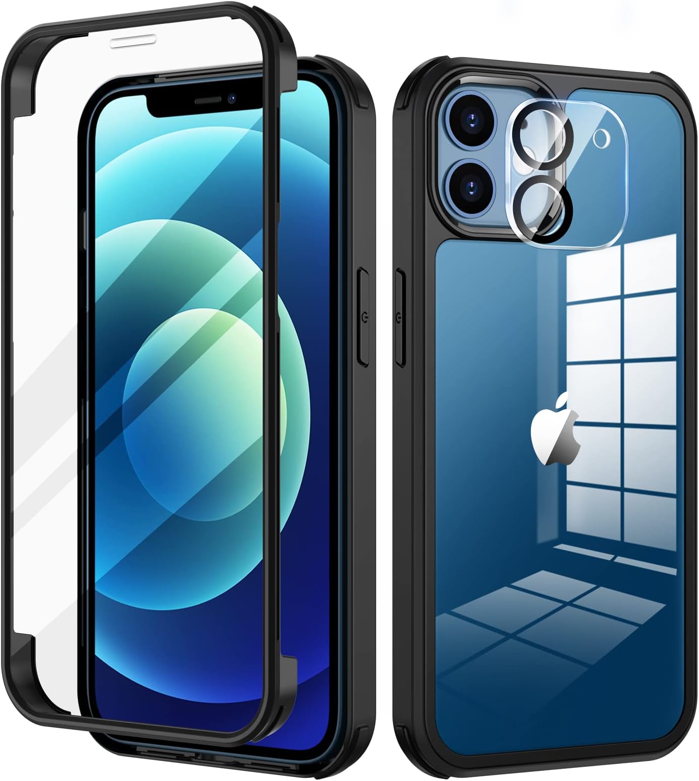 Protection Caméra Lumineux Verre Lentille iPhone 16 15 14 13 12 Mini 11 Pro Max