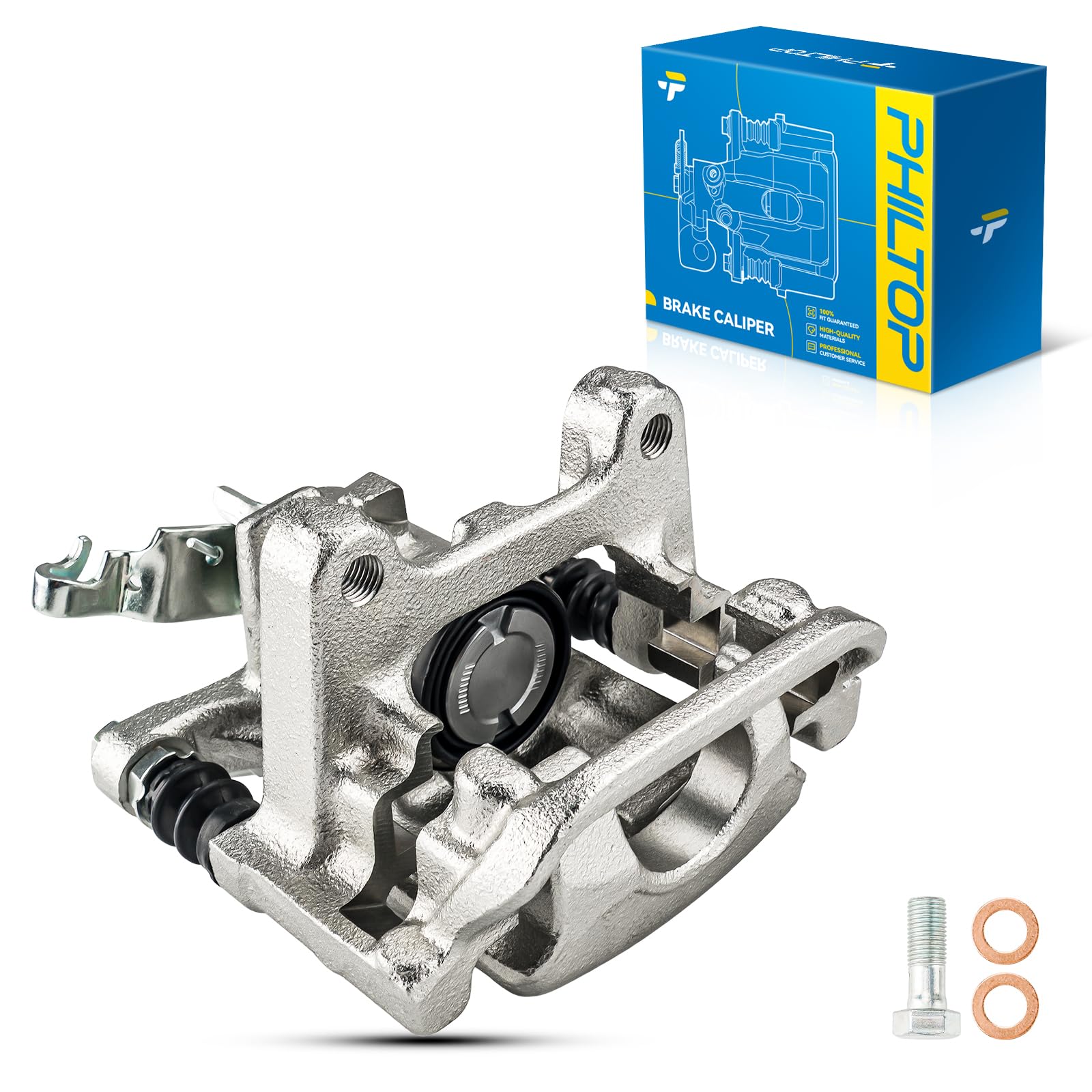PHILTOP Rear Left Brake Caliper Fit for 2015-2022 Volkswagen Passat 19B7272