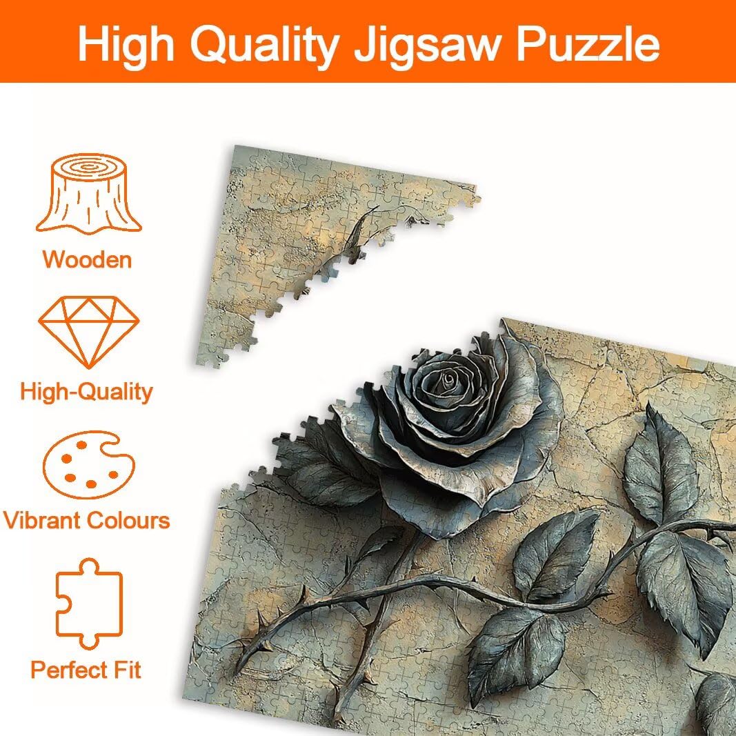 Różowa Puzzle 2000 Pieces Puzzle Prezent Kobiety, Decor -8590