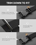 CHAOREN Ceinture tactique Hommes - 1.5" Ceinture d'hommes militaires étreints en nylon - Déblocage rapide pour travail lourd