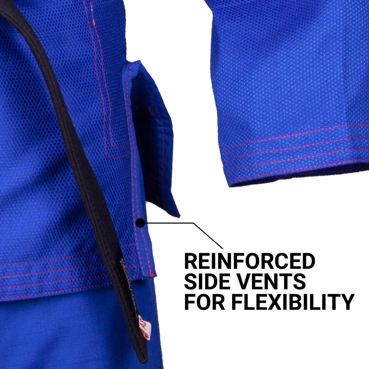 Revgear EL Matador Competition GI | IBJJF Comliant | Kimono Style (Blue, A3)