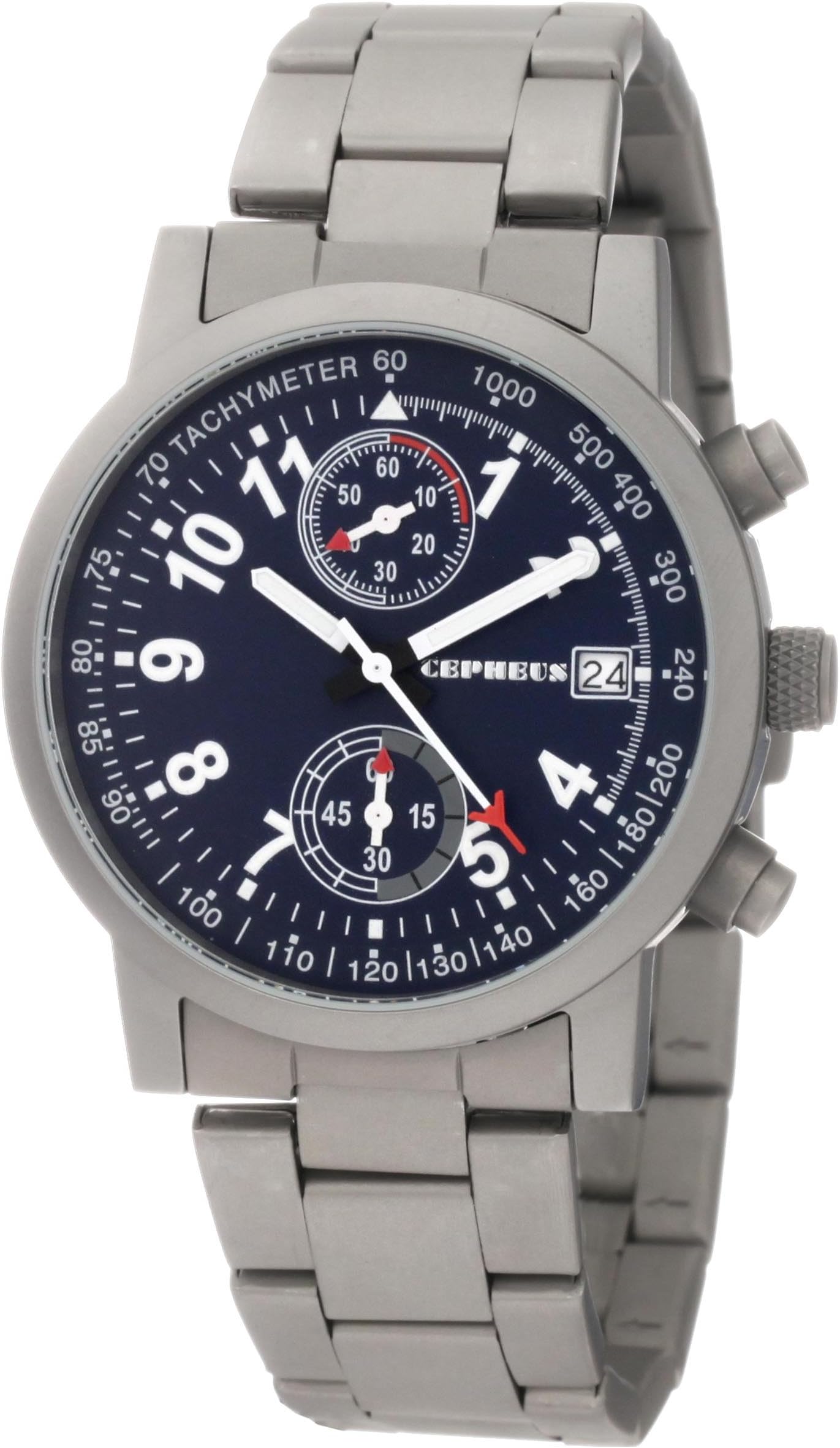 Cepheus Men's Chronograph Titan-Look Watch CP505-131