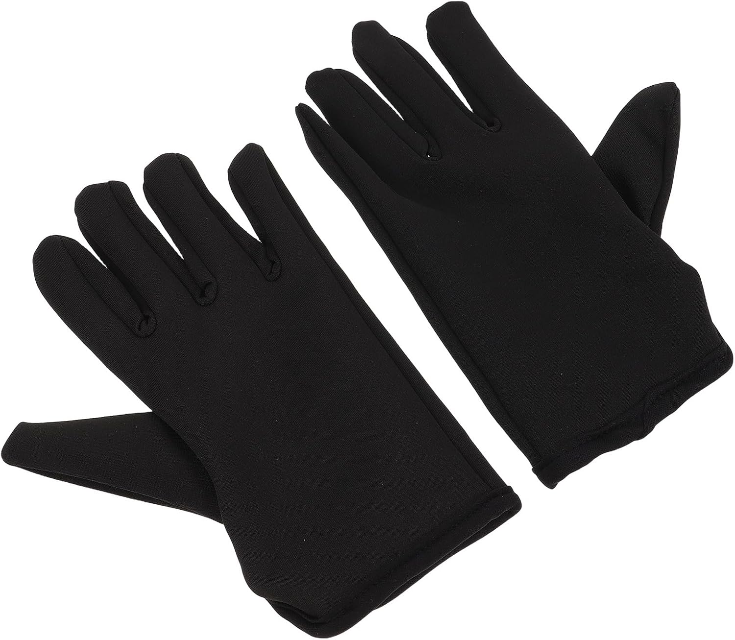 Heat Resistant Hair Styling Gloves 1 Pair Thick Five-finger Reusable Protective Mittens for Flat Iron Curling Wand Barber Use