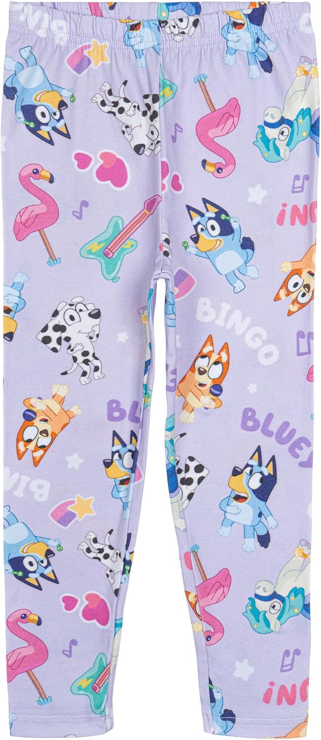 Bluey Girls Fleece Hoodie and Leggings Outfit Set