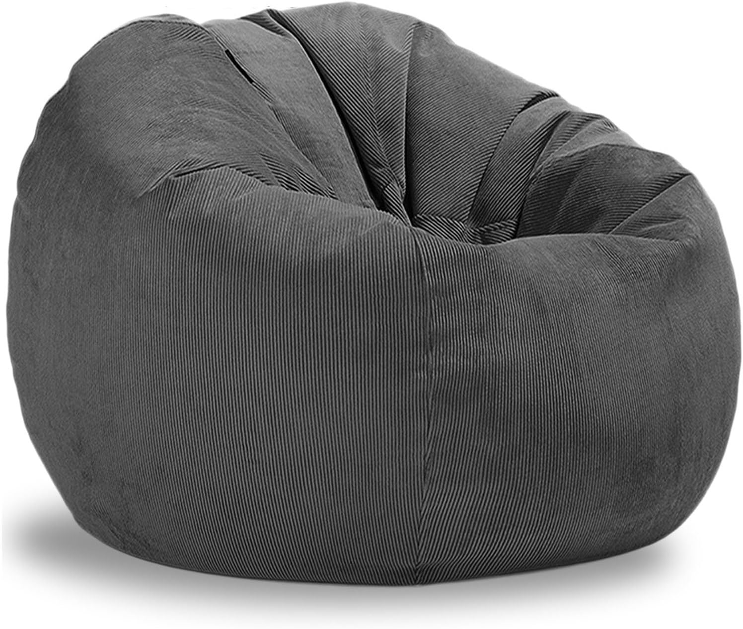 Adults Children Bean Bag Cover Without Filler Bean Bag Pouf Chair Pouf Seat Moviesac(81-dust Green,D70cm-2.3ft-Cover)