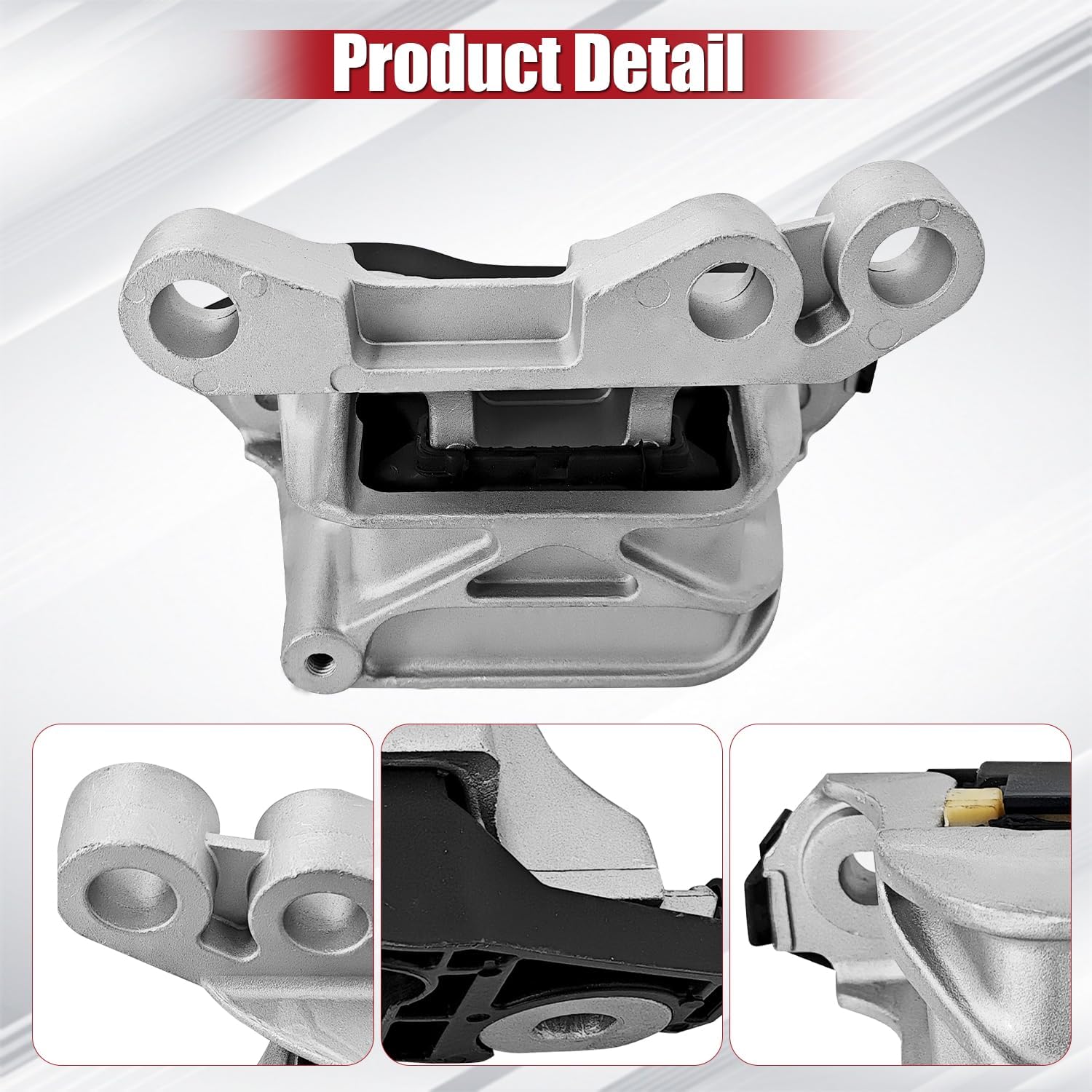 4PCS Engine Motor Mount & Transmission Mounts Kit for FWD Front Wheel Drive Compatible with Chevy Chevrolet Traverse & Buick Enclave 2018 2019 2020 2021 2022 2023 3.6L Replaces# 3507 3525