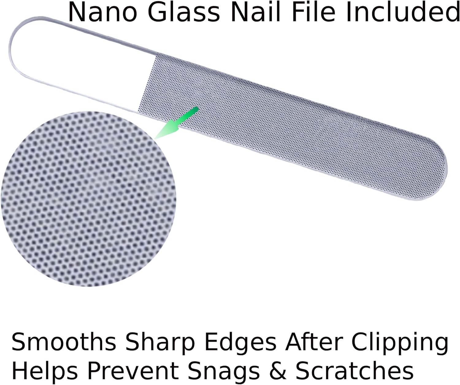 Stainless Steel Dog & Cat Nail Clippers | Full Stainless Steel · Leather Case · Nano Glass File Included