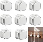 8Pcs Clips de câbles magnétiques, Clips de gestion de câbles, Mini Porte-câbles, Organisateurs de câbles de bureau, Clips d'organisateur de cordon magnétique, Porte-douille pour table de chevet, Maison, Bureau, Voiture